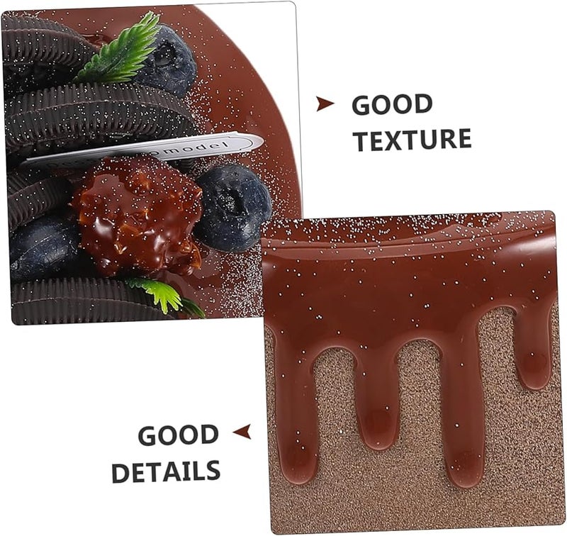 Realistic Artificial Birthday Cake Display Model Faux Dessert Decoration Prop For Events - Image 3